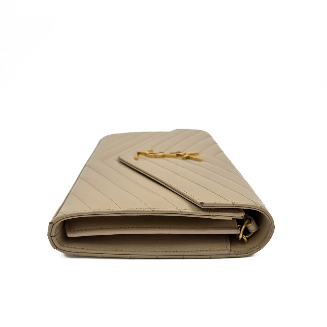 Saint Laurent Cassandre Envelope Wallet On Chain