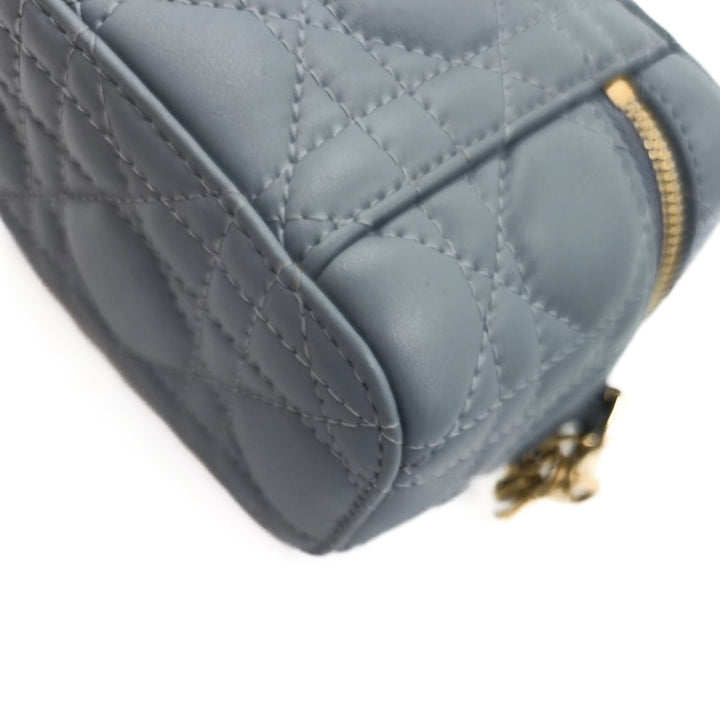 Christian Dior Micro Cannage Lambskin Vanity Case