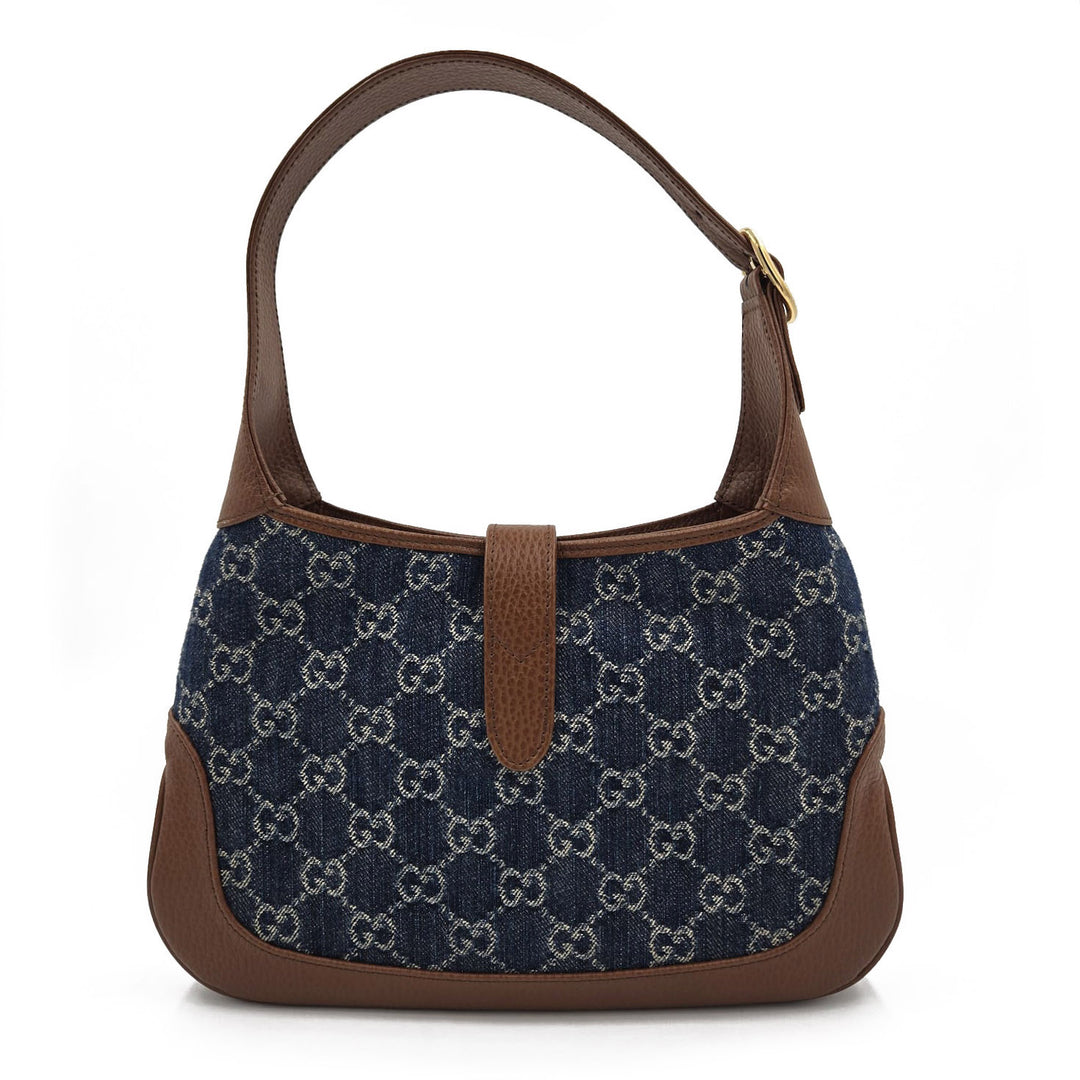 Gucci GG Denim Jackie 1961 Small Shoulder Bag