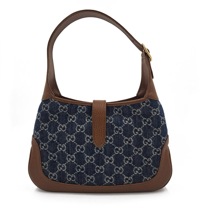 Gucci GG Denim Jackie 1961 Small Shoulder Bag