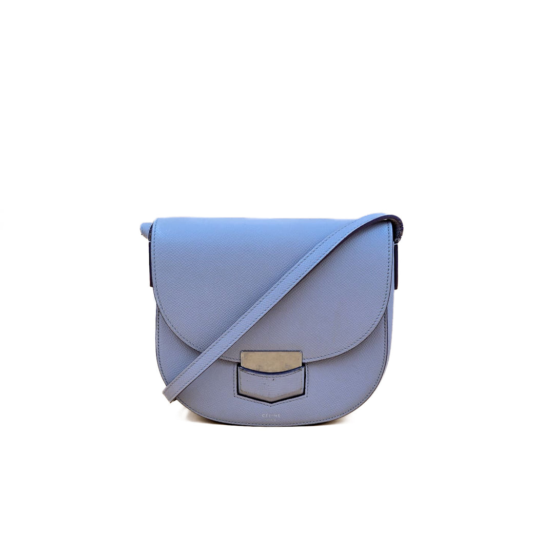 Celine Trotteur Small Grained Leather Crossbody