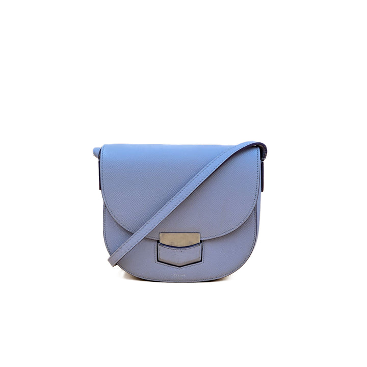 Celine Trotteur Small Grained Leather Crossbody
