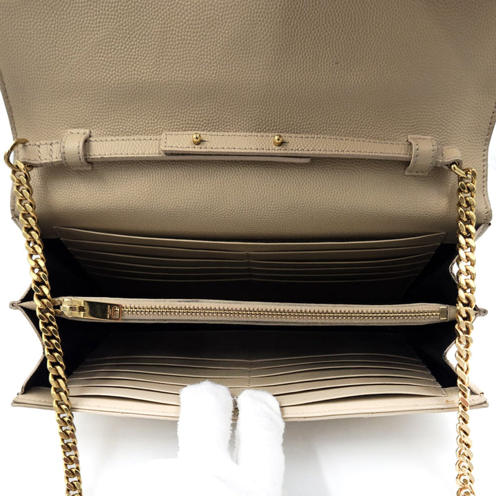 Saint Laurent Cassandre Envelope Wallet On Chain