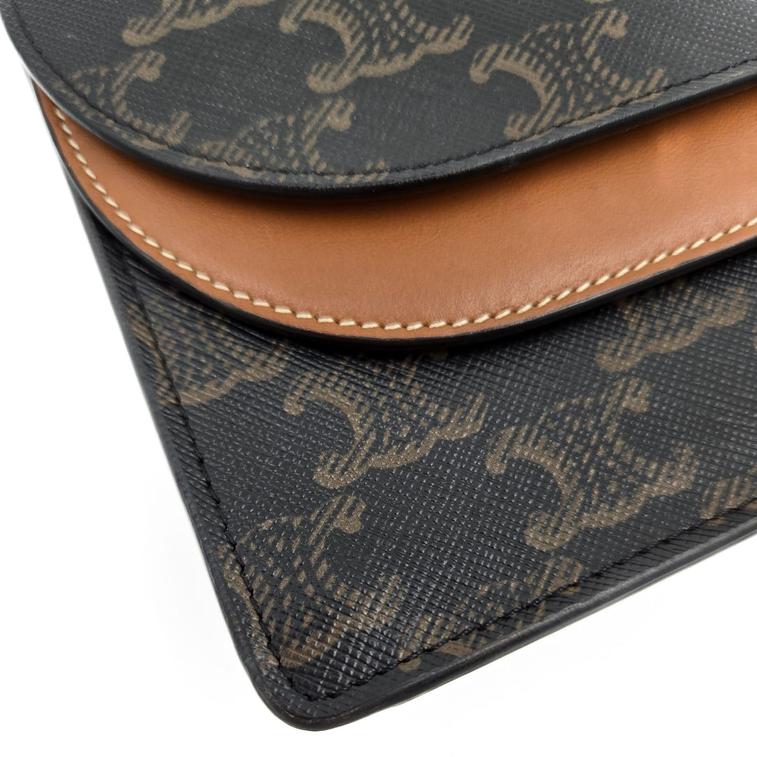 Celine Triomphe Wallet on Strap