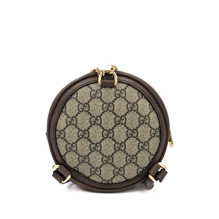 Gucci GG Supreme Ophidia Round Mini Backpack