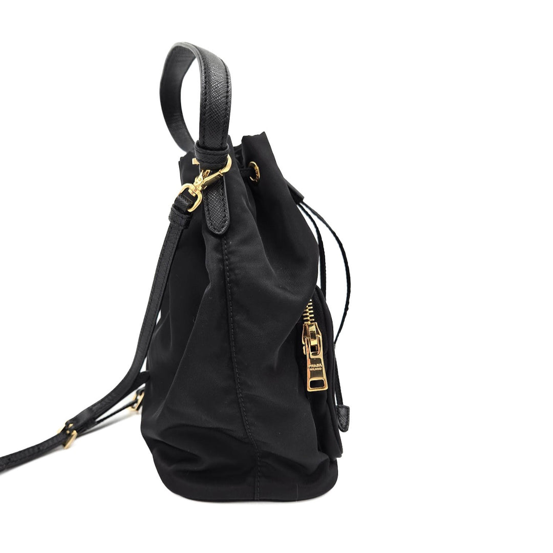 Prada Duet Re-Nylon Bucket Bag