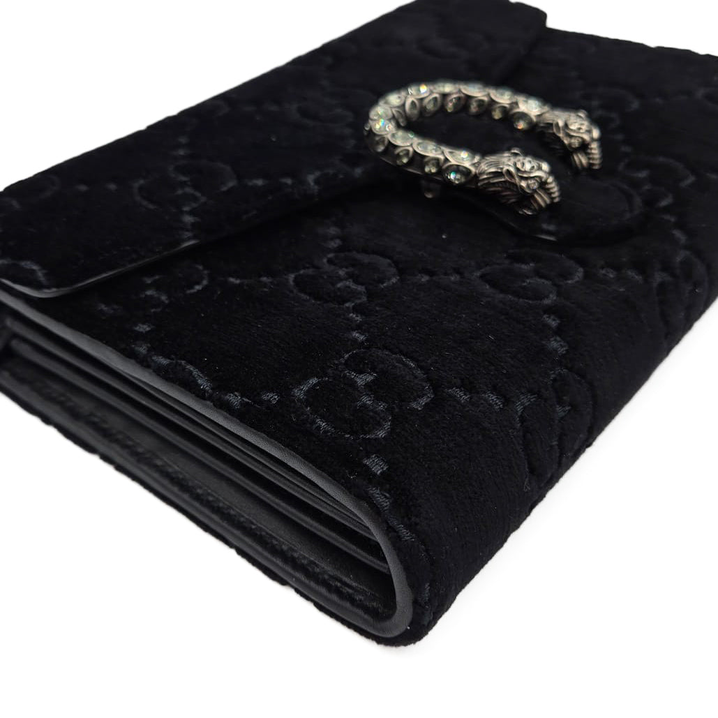 Gucci Velvet GG Supreme Monogram Small Dionysus