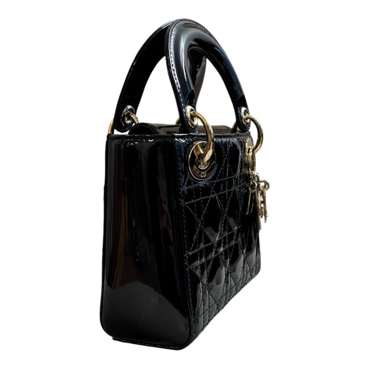 Christian Dior Patent Mini Lady Dior Bag