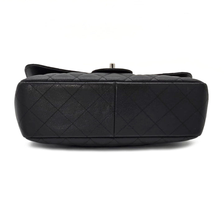 Chanel Black Caviar Classic Jumbo Single Flap Bag