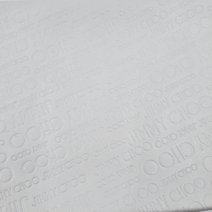 Jimmy Choo White Leather Clutch