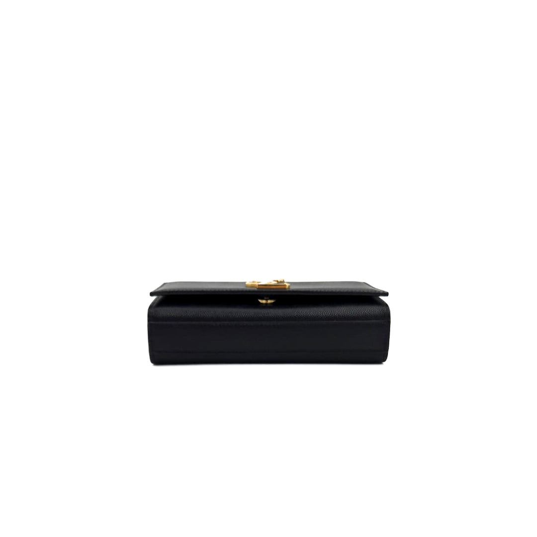 Saint Laurent Small Grained Calfskin Kate Bag