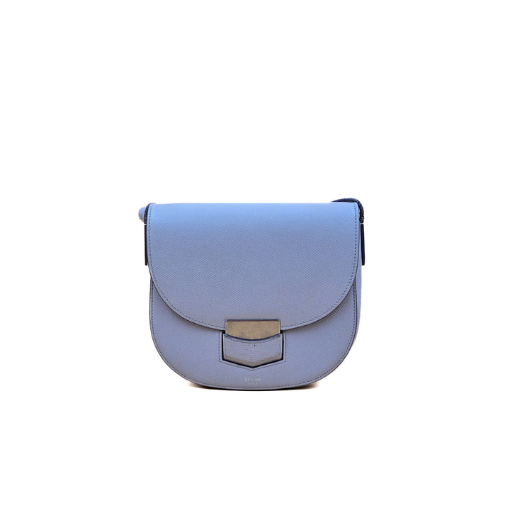 Celine Trotteur Small Grained Leather Crossbody
