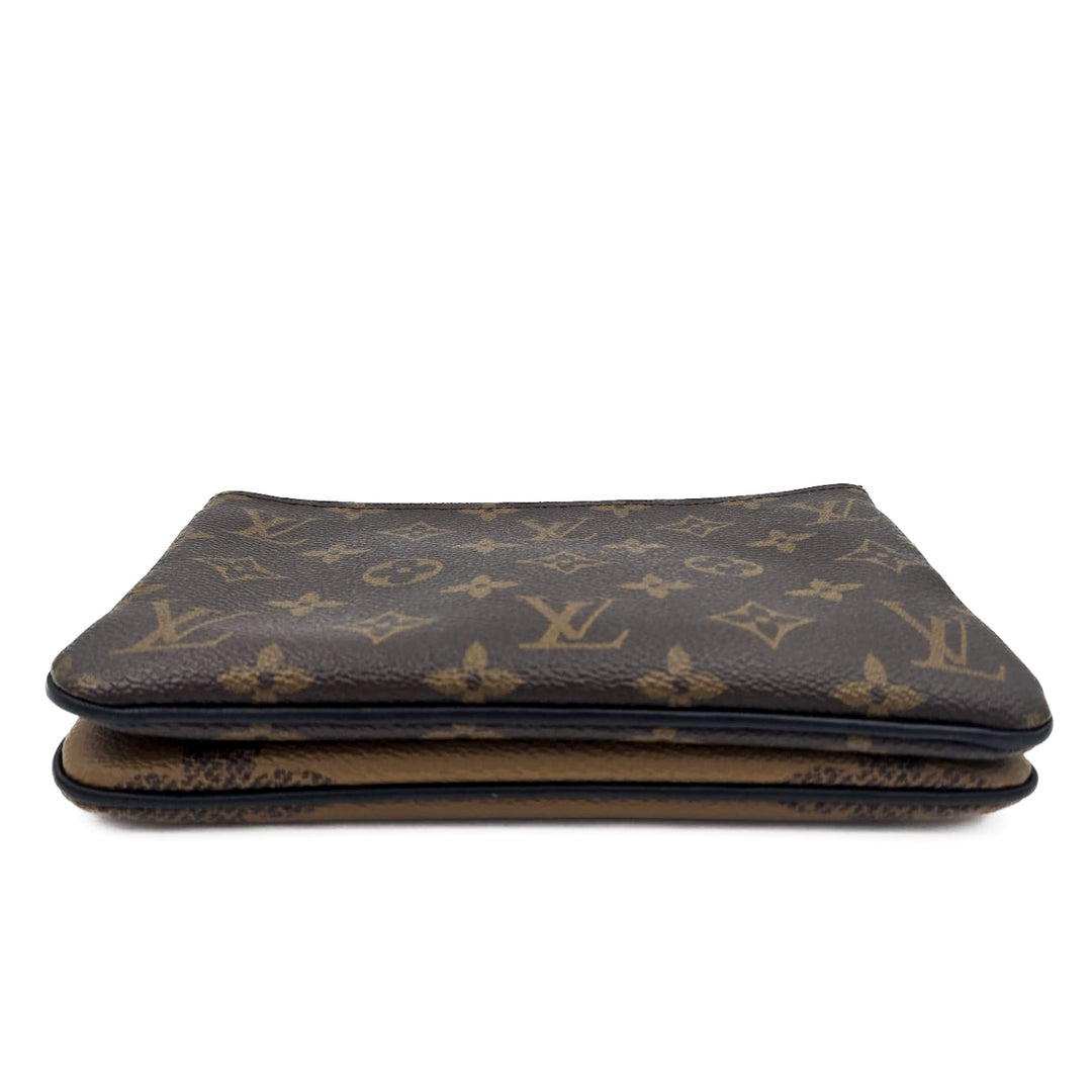Louis Vuitton Double Zip Pochette Monogram Giant Reverse and Monogram