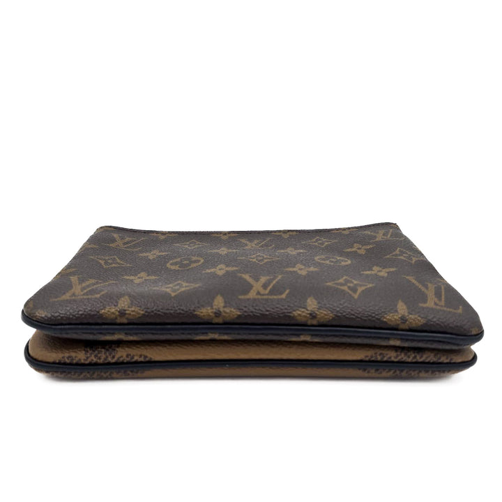 Louis Vuitton Double Zip Pochette Monogram Giant Reverse and Monogram