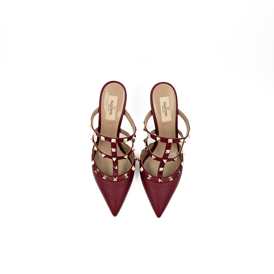 Valentino Rockstud Slides Heels