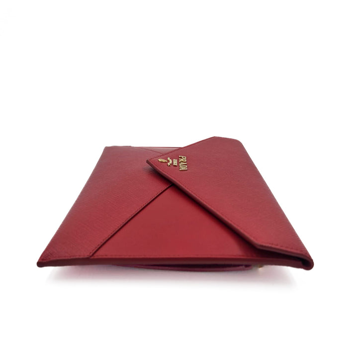 Prada Saffiano 3 Piece Clutch
