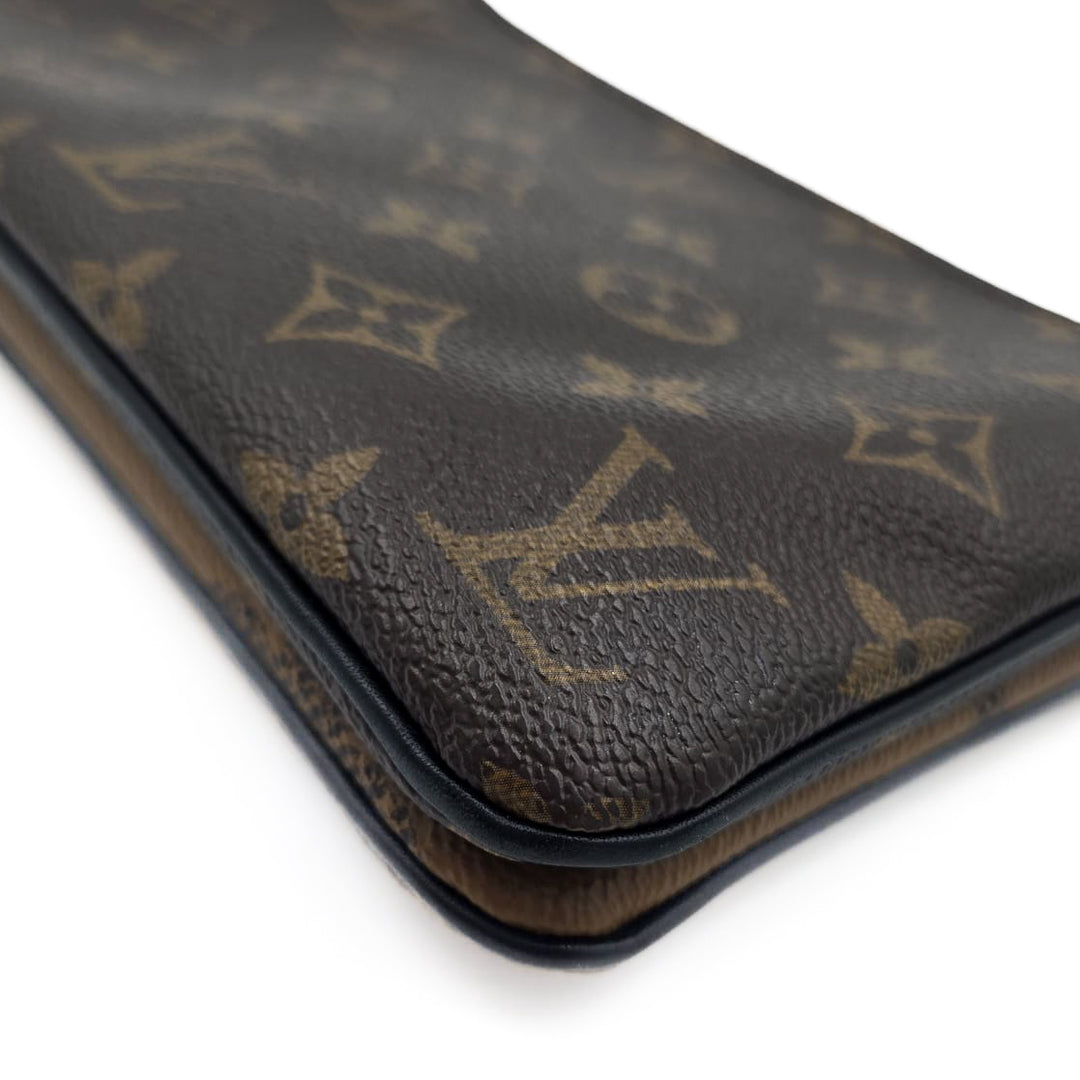 Louis Vuitton Double Zip Pochette Monogram Giant Reverse and Monogram
