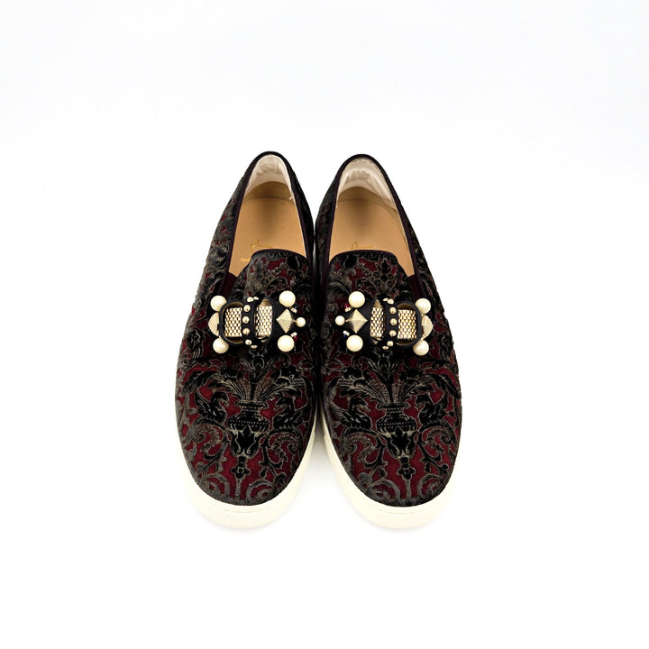Christian Louboutin Velvet Baroque Sneakers