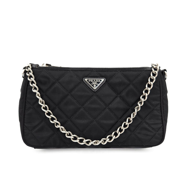 Prada Nylon Tessuto Impuntu Quilted Crossbody Bag