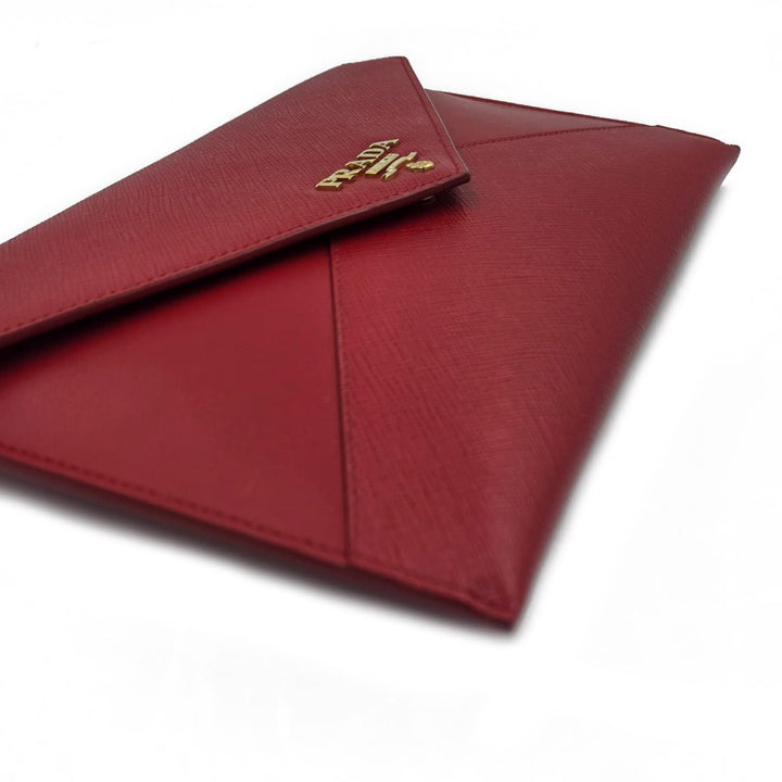 Prada Saffiano 3 Piece Clutch