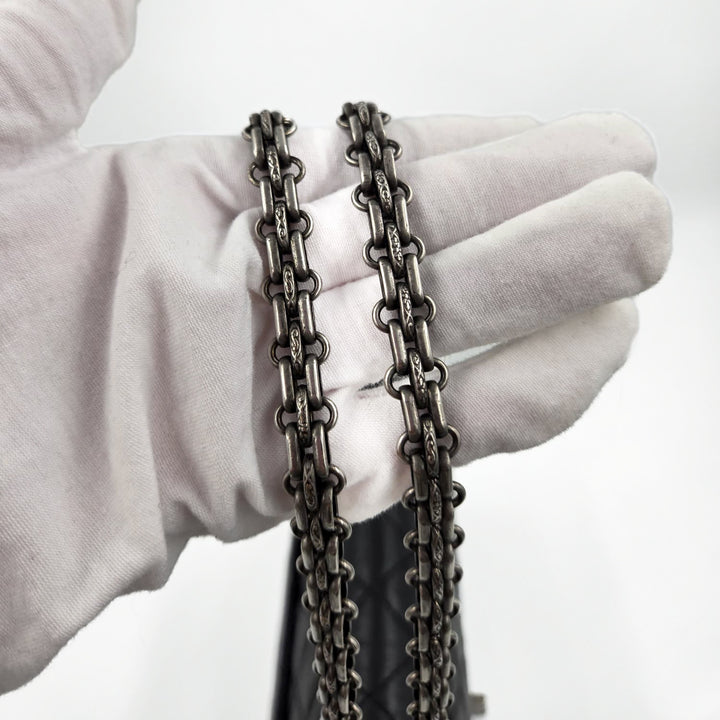 Chanel Black Aged Calfskin Reissue 2.55 Flap Bag 226