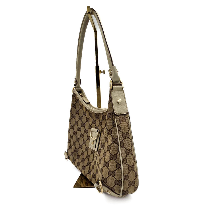 Gucci Abbey GG Canvas Small Hobo Bag