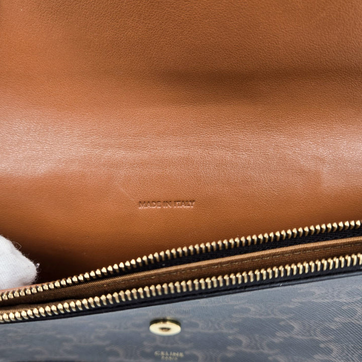 Celine Triomphe Wallet on Strap