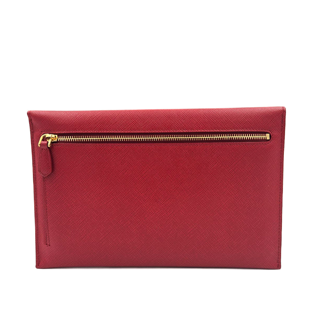 Prada Saffiano 3 Piece Clutch