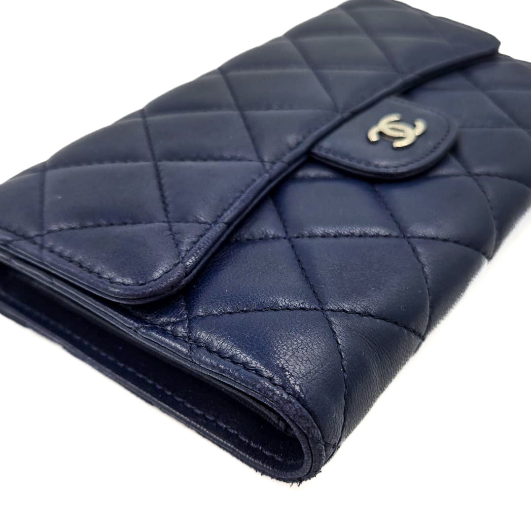 Chanel Classic Long Trifold Wallet