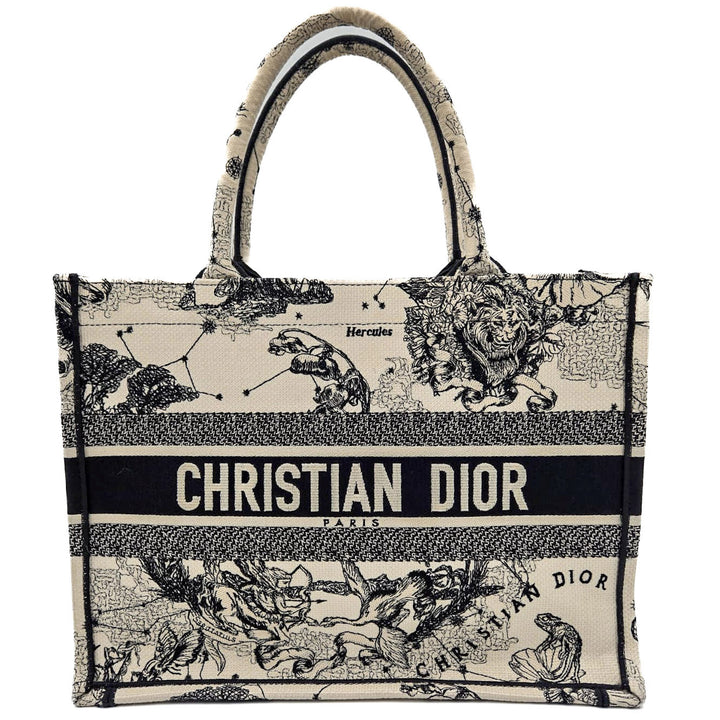 Christian Dior Medium Book Tote Zodiac Embroidery