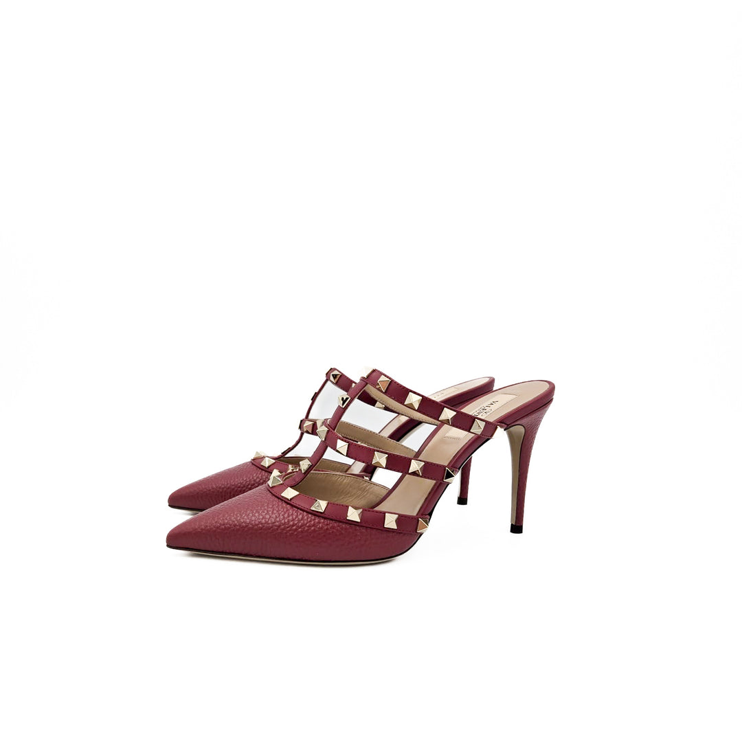 Valentino Rockstud Slides Heels