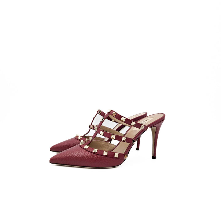 Valentino Rockstud Slides Heels