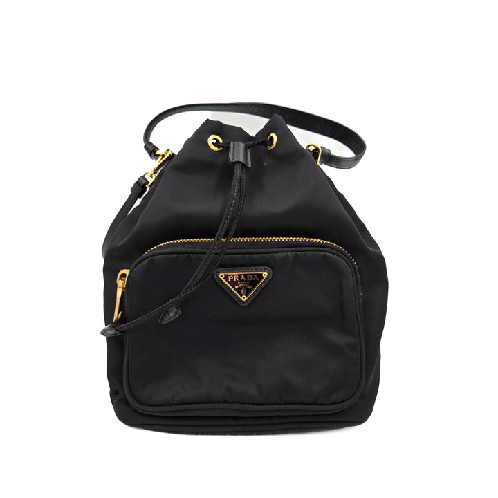 Prada Duet Re-Nylon Bucket Bag