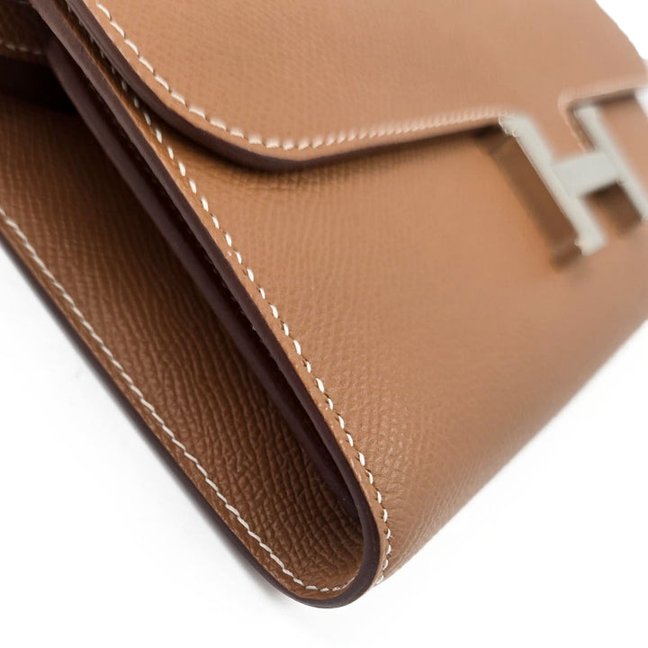 Hermes Gold Epsom Constance To Go Wallet