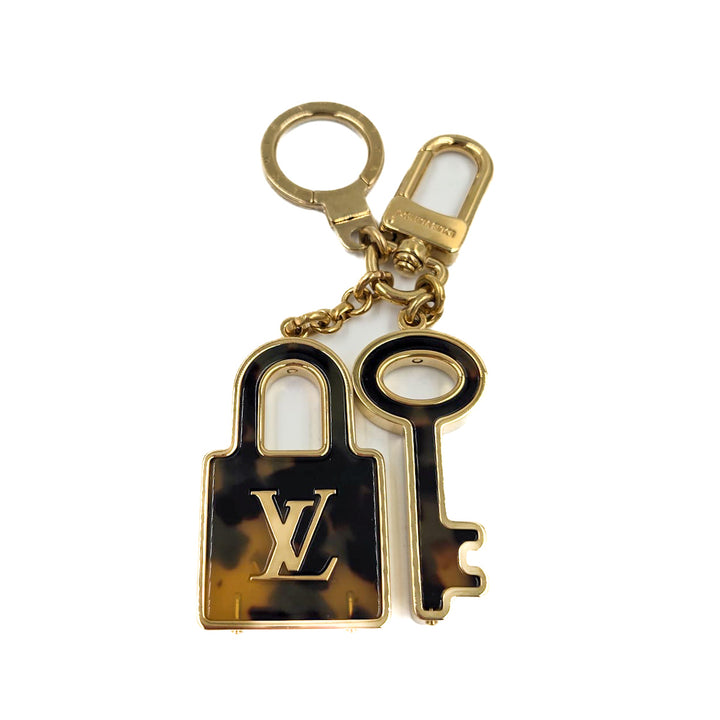 Louis Vuitton Tortoise Shell Resin Confidence Bag Charm and Key Chain