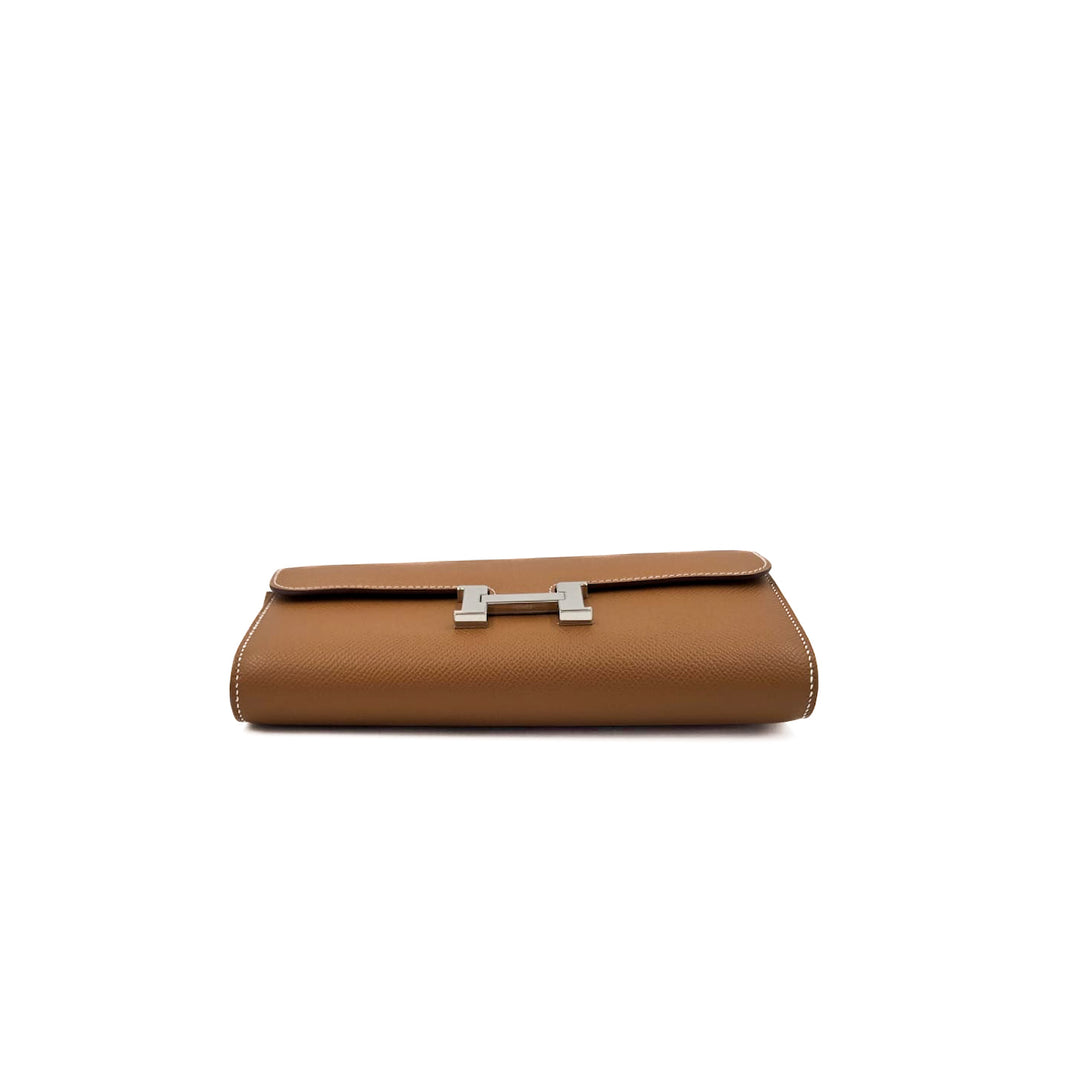 Hermes Gold Epsom Constance To Go Wallet