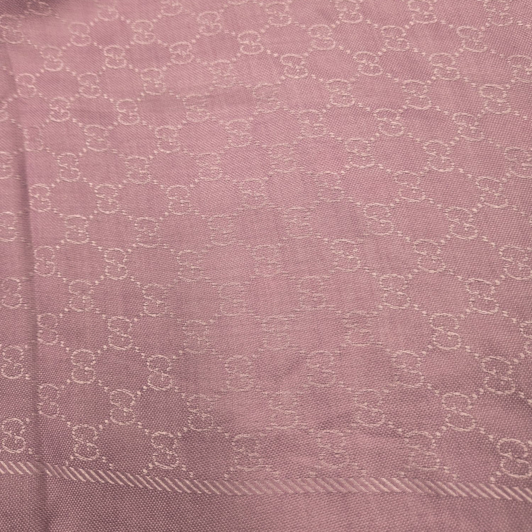 Gucci GG Monogram Wool Silk Shawl Scarf