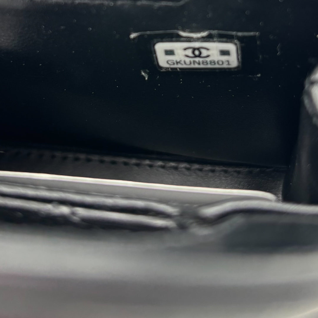 Chanel Mini Nano Crinkled Lambskin Kelly Shopper