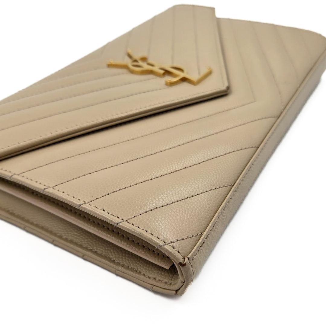 Saint Laurent Cassandre Envelope Wallet On Chain