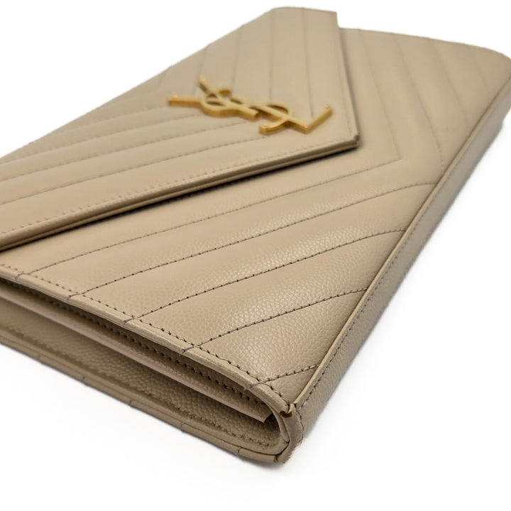 Saint Laurent Cassandre Envelope Wallet On Chain