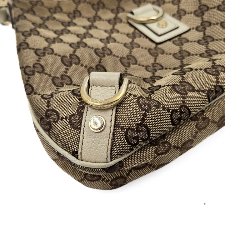Gucci Abbey GG Canvas Small Hobo Bag