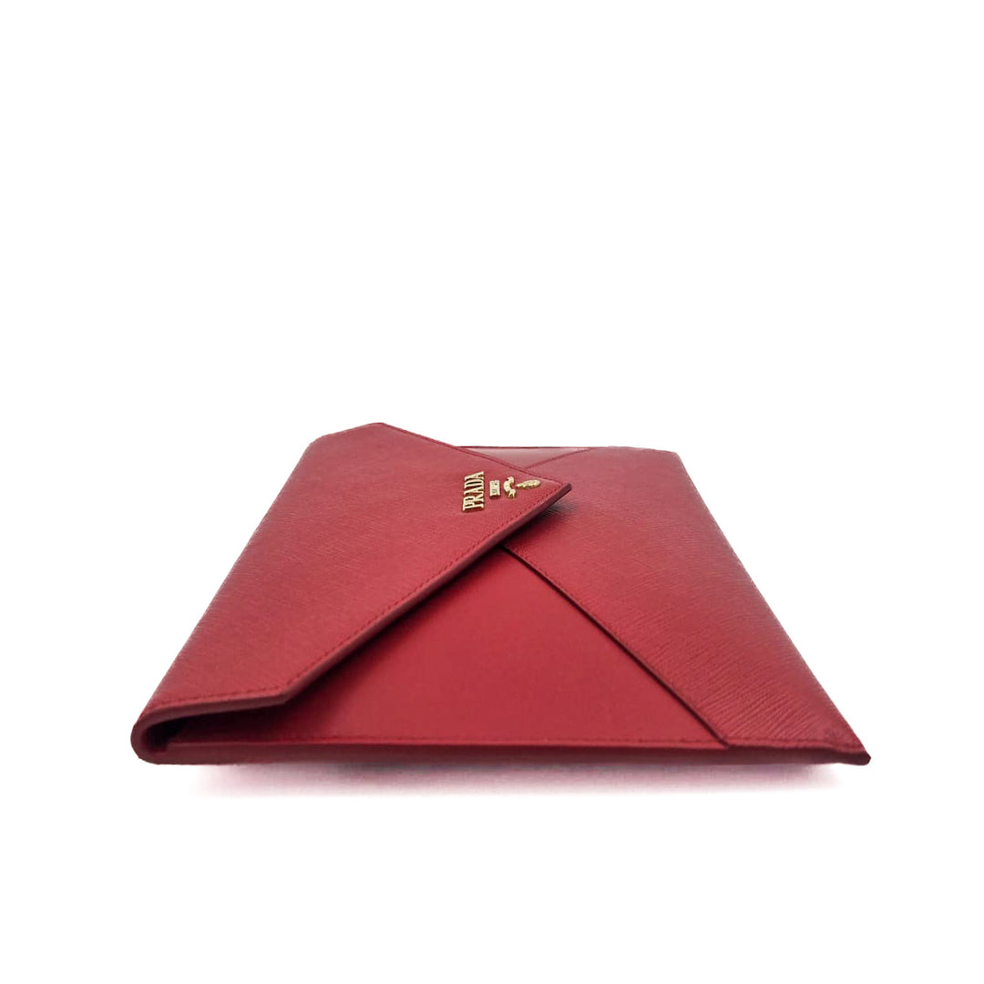 Prada Saffiano 3 Piece Clutch