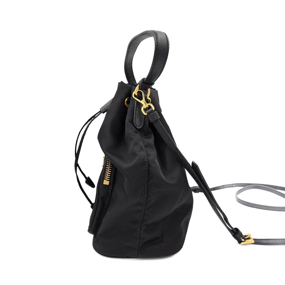 Prada Duet Re-Nylon Bucket Bag