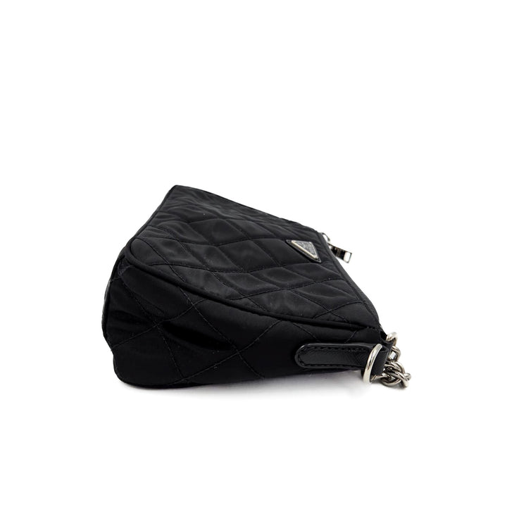 Prada Nylon Tessuto Impuntu Quilted Crossbody Bag