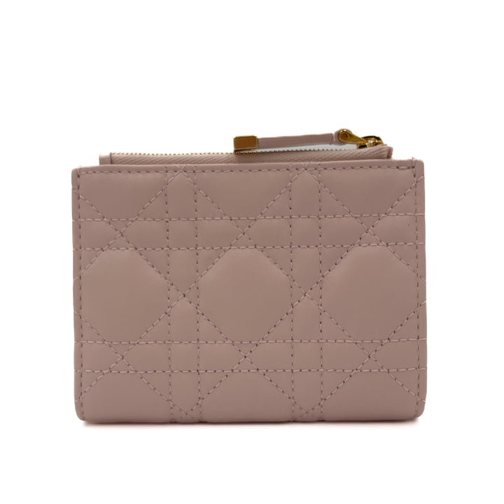 Christian Dior Cannage Lambskin Jolie Dahlia Wallet