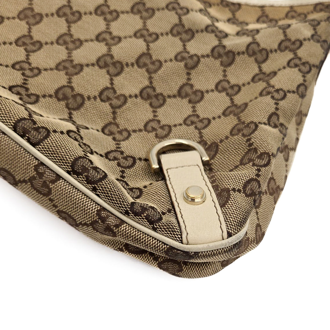 Gucci Abbey GG Canvas Small Hobo Bag