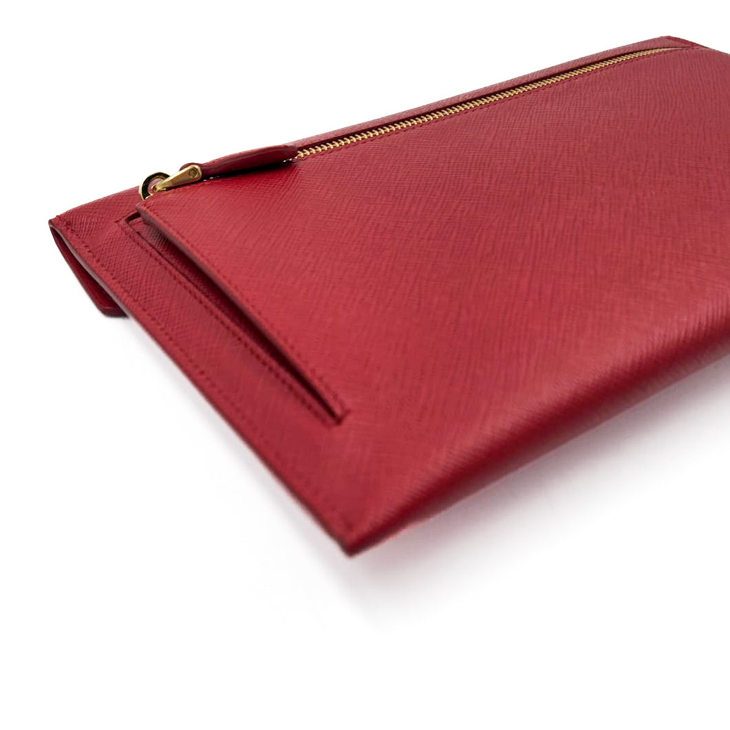 Prada Saffiano 3 Piece Clutch