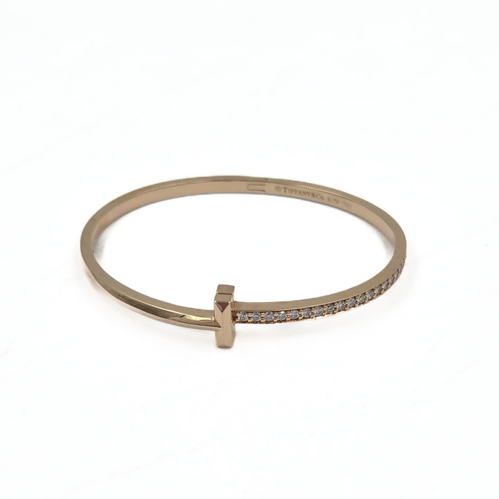 Tiffany & Co. T1 Narrow Diamond Hinged Bangle