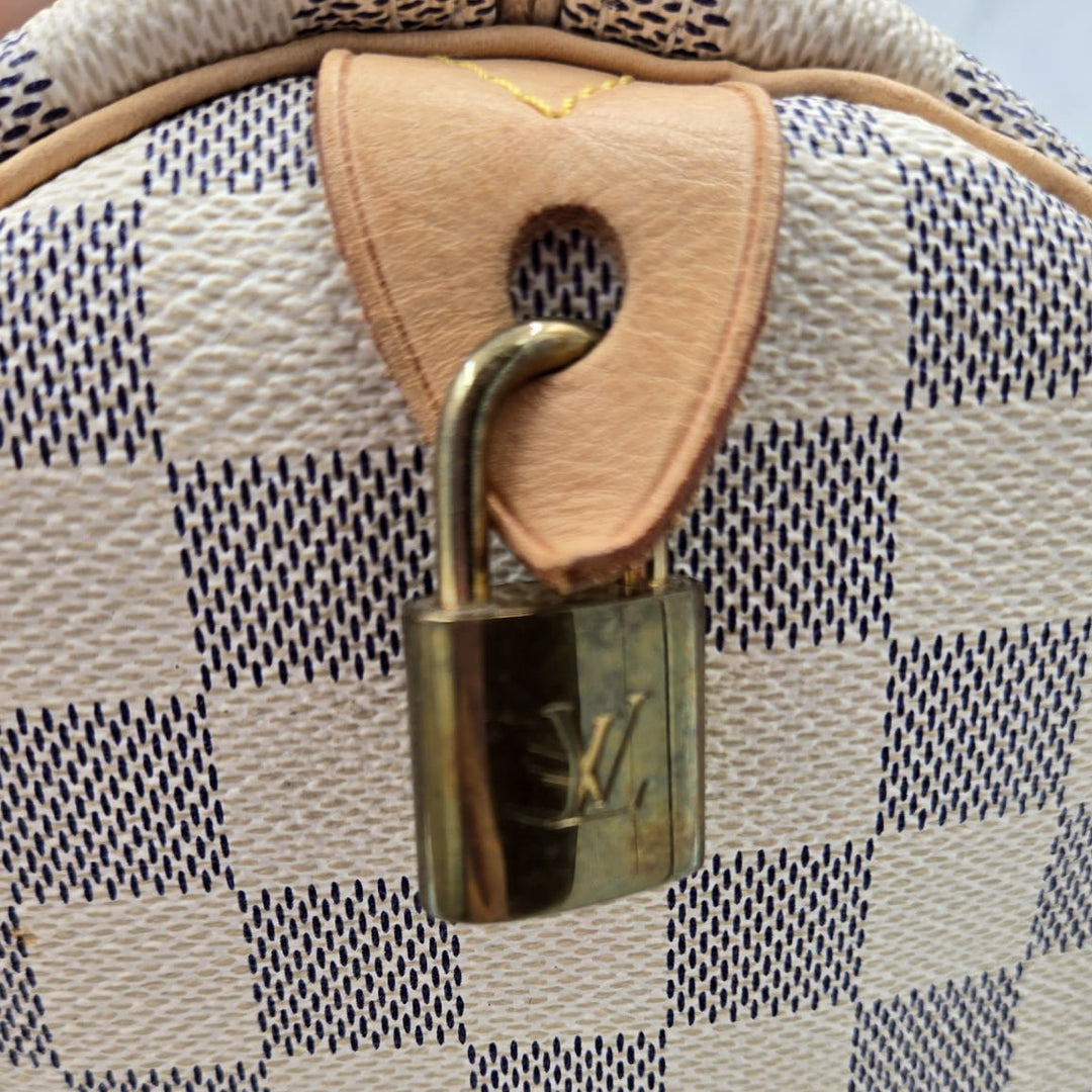 Louis Vuitton Speedy 30 Damier Azur