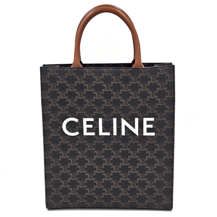 Celine Small Cabas Triomphe Canvas
